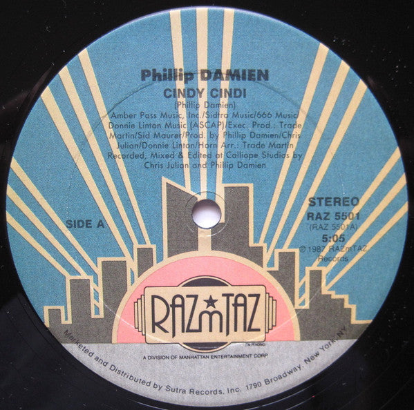 Phillip Damien : Cindy Cindi (12")