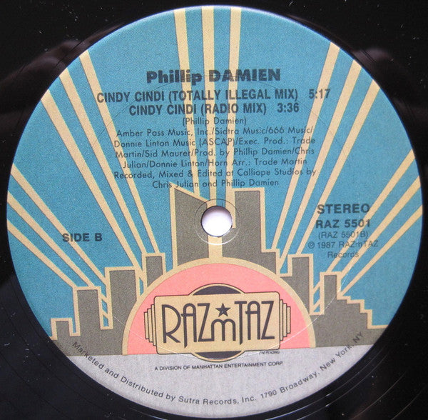 Phillip Damien : Cindy Cindi (12")