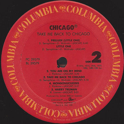 Chicago (2) : Take Me Back To Chicago (LP, Comp)