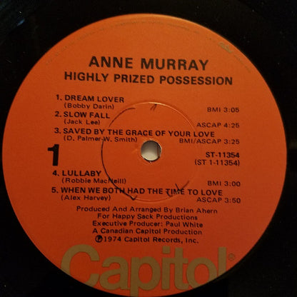 Anne Murray : Highly Prized Possession (LP, Album, Los)