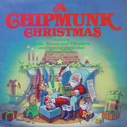 The Chipmunks : A Chipmunk Christmas (LP, Gat)