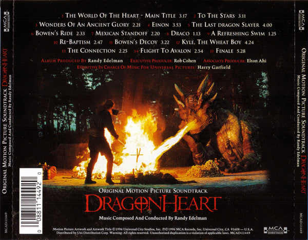 Randy Edelman : Dragonheart (Original Motion Picture Soundtrack) (CD, Album)