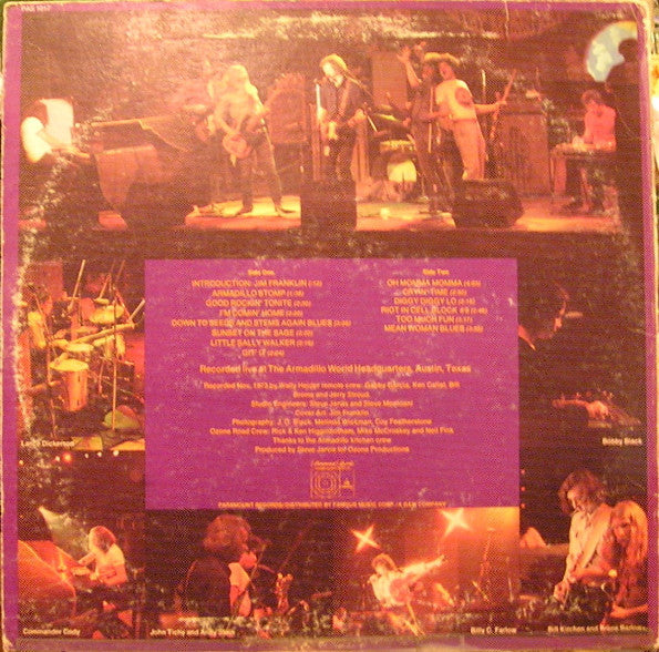 Commander Cody And His Lost Planet Airmen : Live From Deep In The Heart Of Texas (LP, Album)