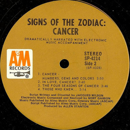 Signs Of The Zodiac : Cancer (LP, Album)