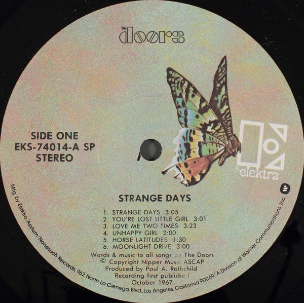 Buy The Doors : Strange Days (LP, Album, RE) Online for a great