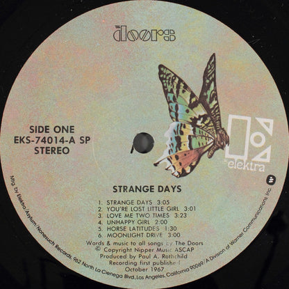 The Doors : Strange Days (LP, Album, RE)