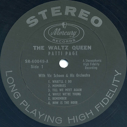 Patti Page : The Waltz Queen (LP, Album)