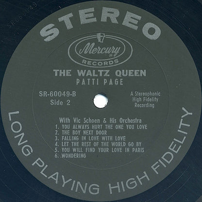 Patti Page : The Waltz Queen (LP, Album)
