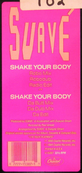 Suavé : Shake Your Body (12")