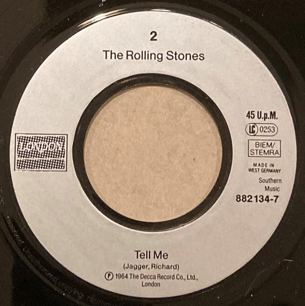The Rolling Stones : It's All Over Now (7", Single, RE)