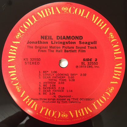 Neil Diamond : Jonathan Livingston Seagull (Original Motion Picture Sound Track) (LP, Album, RE, Car)