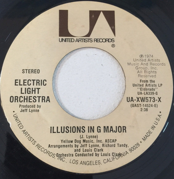 Electric Light Orchestra : Can't Get It Out Of My Head (7", Single, Styrene, Ter)