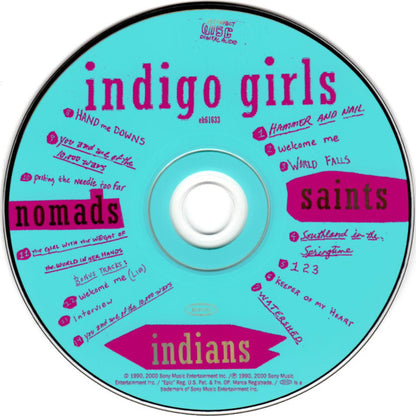 Indigo Girls : Nomads • Indians • Saints (CD, Album, RE, RM)