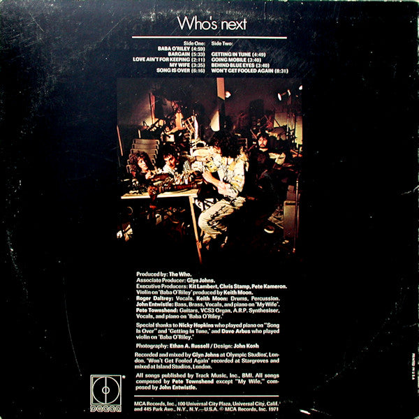 The Who / Who's Next サイン入りCD The Who 