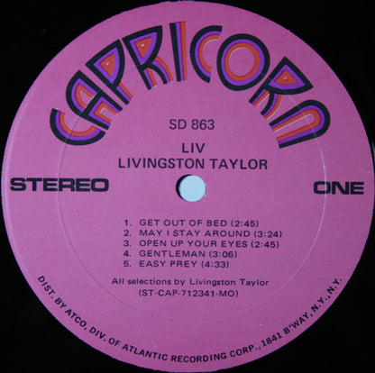 Livingston Taylor : Liv (LP, Album, MO )