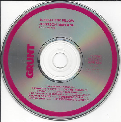 Jefferson Airplane : Surrealistic Pillow (CD, Album, RE)