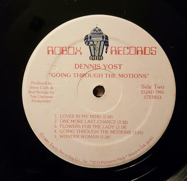 Buy Dennis Yost : Going Through The Motions (LP, Album) Online for