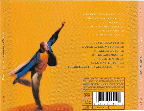 Phil Collins : Dance Into The Light (CD, Album)