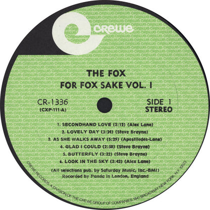 The Fox (4) : For Fox Sake Vol.1 (LP, Album, All)