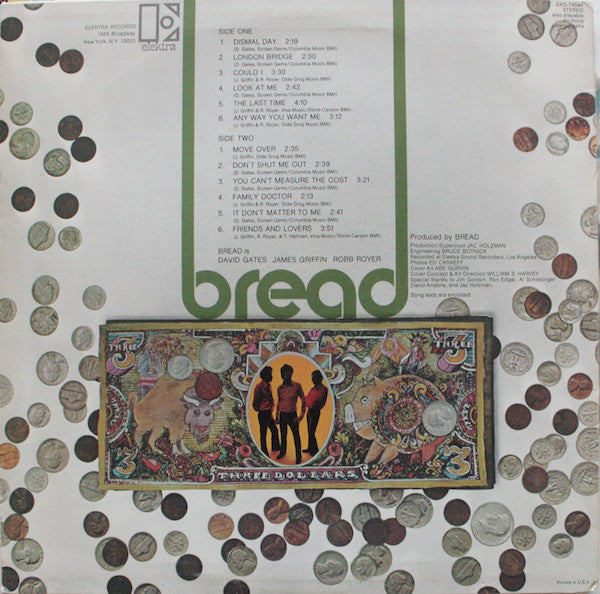 Bread : Bread (LP, Album, RP)