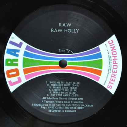Raw (22) : Raw Holly (LP, Album)