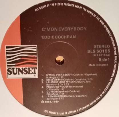 Eddie Cochran : C'mon Everybody (LP, Comp)