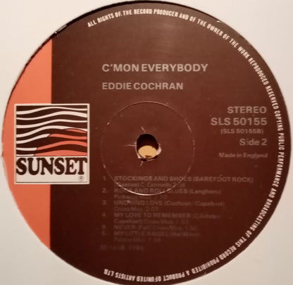 Eddie Cochran : C'mon Everybody (LP, Comp)