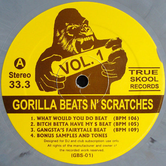 DJ Rectangle : Gorilla Beats N' Scratches Vol. 1 (LP, Gre)