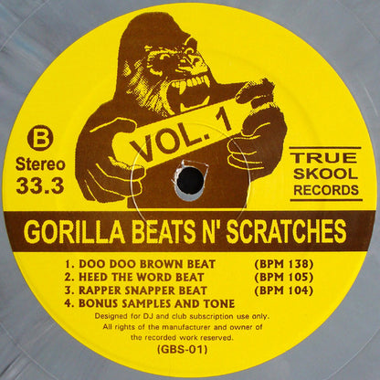 DJ Rectangle : Gorilla Beats N' Scratches Vol. 1 (LP, Gre)