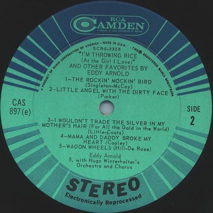 Eddy Arnold : I'm Throwing Rice (At The Girl I Love) And Other Favorites By  Eddy Arnold (LP, Album)