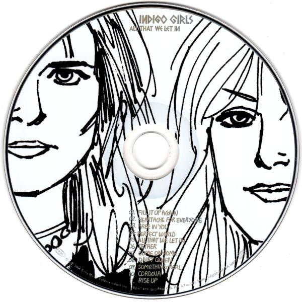 Indigo Girls : All That We Let In (CD + DVD-V, Promo, NTSC + Album)