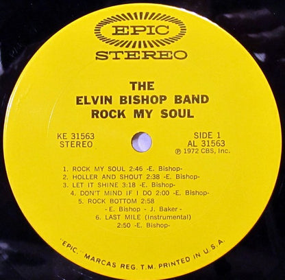 The Elvin Bishop Band : Rock My Soul (LP, Album, Gat)