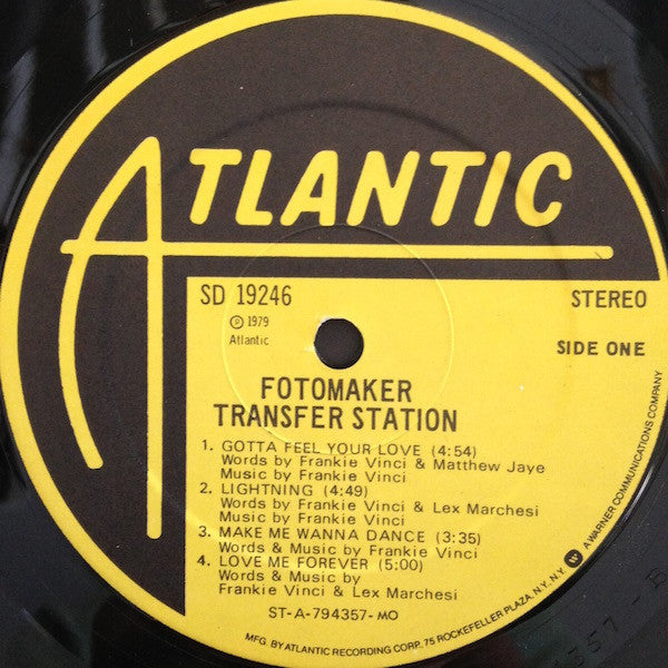Fotomaker : Transfer Station (LP, Album, MO )