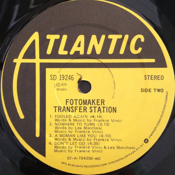 Fotomaker : Transfer Station (LP, Album, MO )