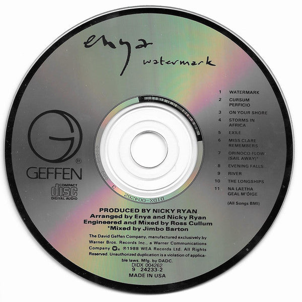 Buy Enya : Watermark (CD, Album) Online for a great price – The