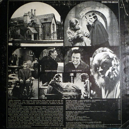 The Robert Cobert Orchestra Featuring Jonathan Frid And David Selby : The Original Music From ABC-TV's Dark Shadows (LP, Album)