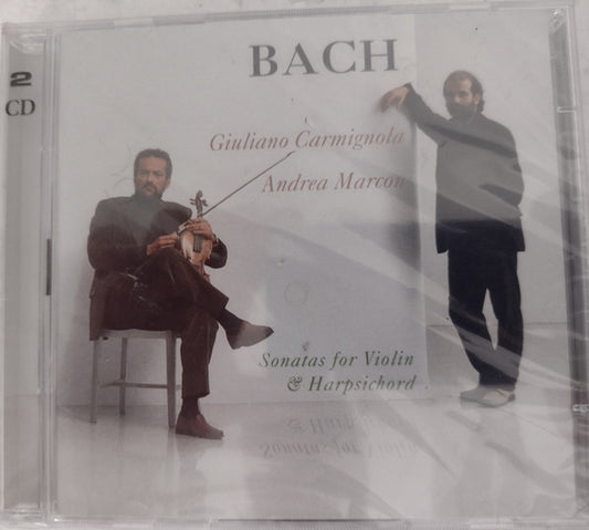 Johann Sebastian Bach, Giuliano Carmignola, Andrea Marcon : Sonatas For Violin & Harpsichord (2xCD, Album)