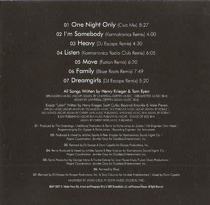 Dreamgirls : Dreamgirls Remixed (CD, EP, Ltd, Wal)