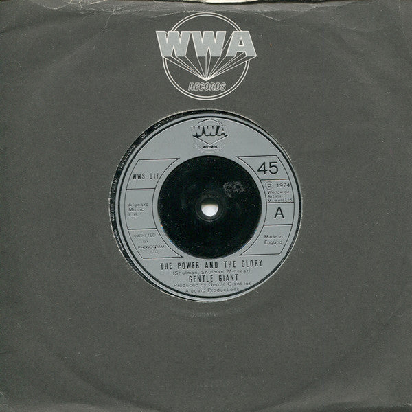 Gentle Giant : The Power And The Glory (7", Single)