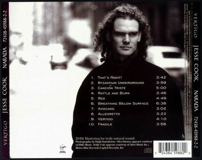 Jesse Cook : Vertigo (CD, Album)