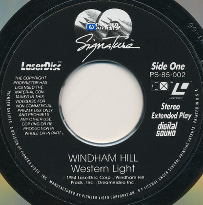 Various : Windham Hill: Western Light (Laserdisc, 12", S/Sided, NTSC, CLV)