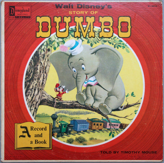 Timothy Mouse : Walt Disney's Story Of Dumbo (LP, Album, Mono, Gat)