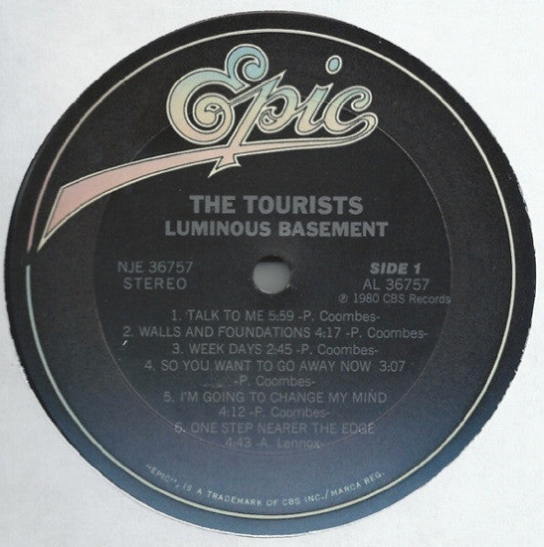 The Tourists : Luminous Basement (LP, Album)