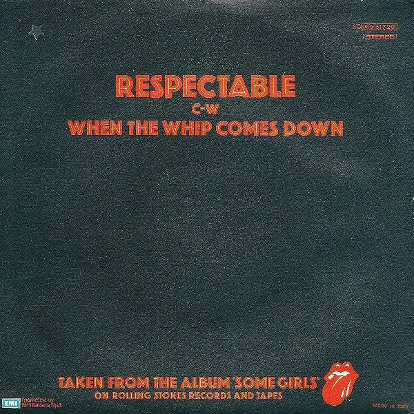 The Rolling Stones : Respectable (7", Single)