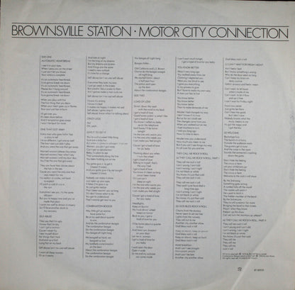 Brownsville Station : Motor City Connection (LP, Album, PRC)