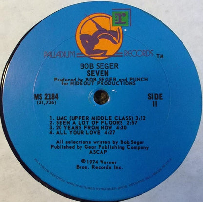 bob seger gear Buy Bob Seger : Seven (LP, Album, San) Online for a great price – The Turntable Store