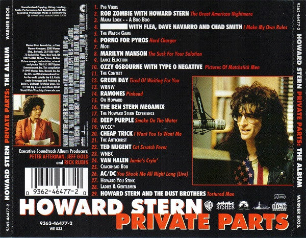 Various : Howard Stern: Private Parts (The Album) (CD, Comp)