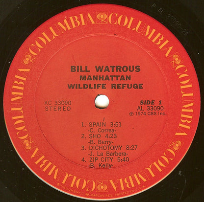 Bill Watrous : Manhattan Wildlife Refuge (LP, Album)