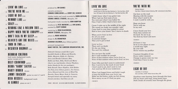 Deborah Coleman : Livin' On Love (CD, Album)