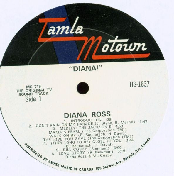 Various : Diana! (Original TV Soundtrack) (LP, Album, Gat)